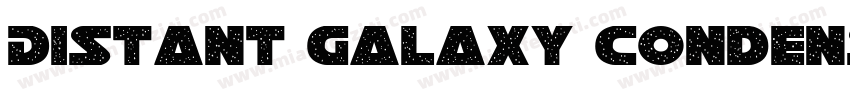 Distant Galaxy Condensed Italic字体转换